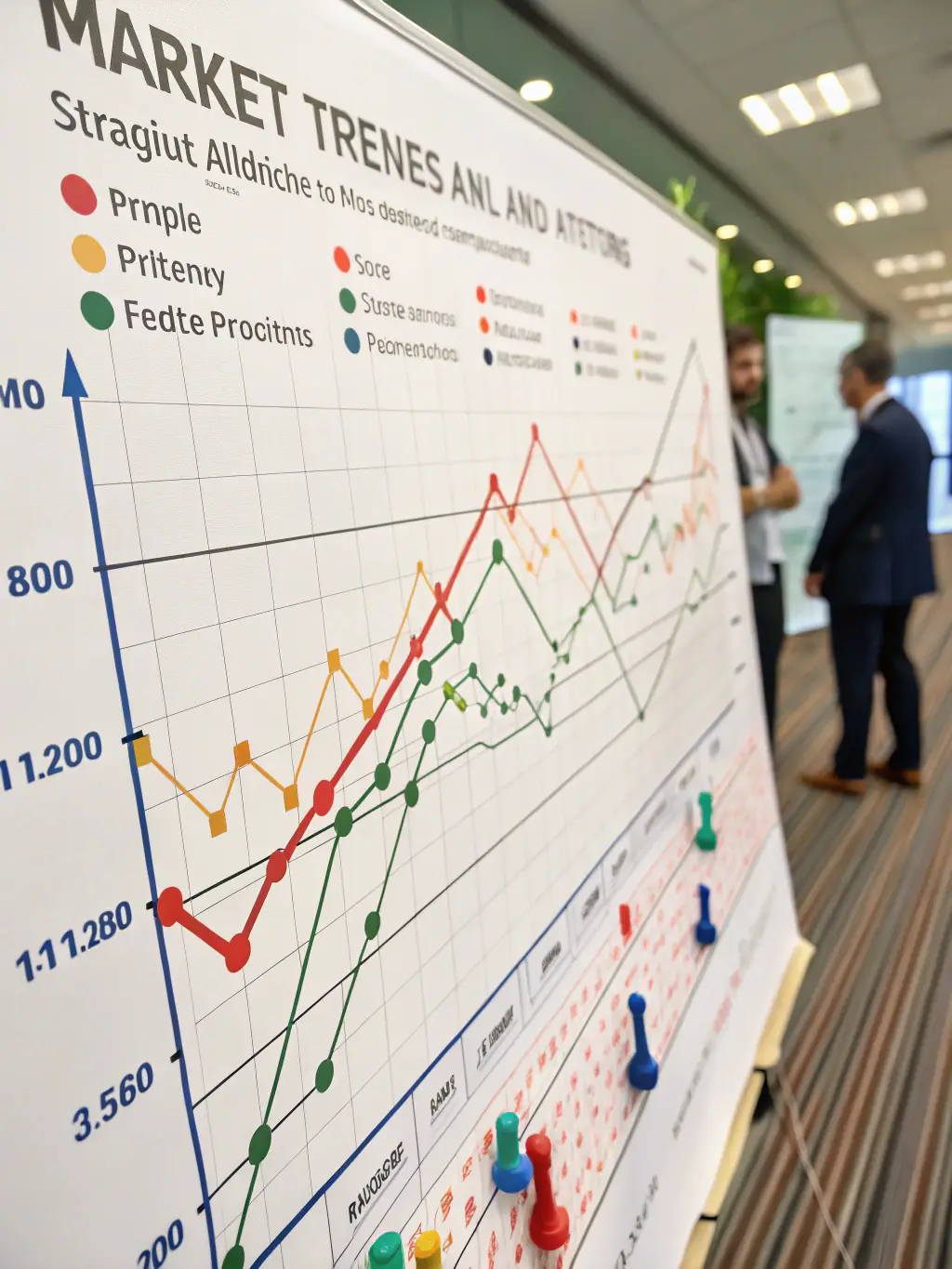 A detailed graph showing market trends in international trade, highlighting growth sectors and potential investment opportunities for Imperial Tiger Trade's clients.